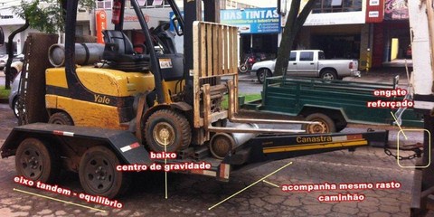 reboque empilhadeira